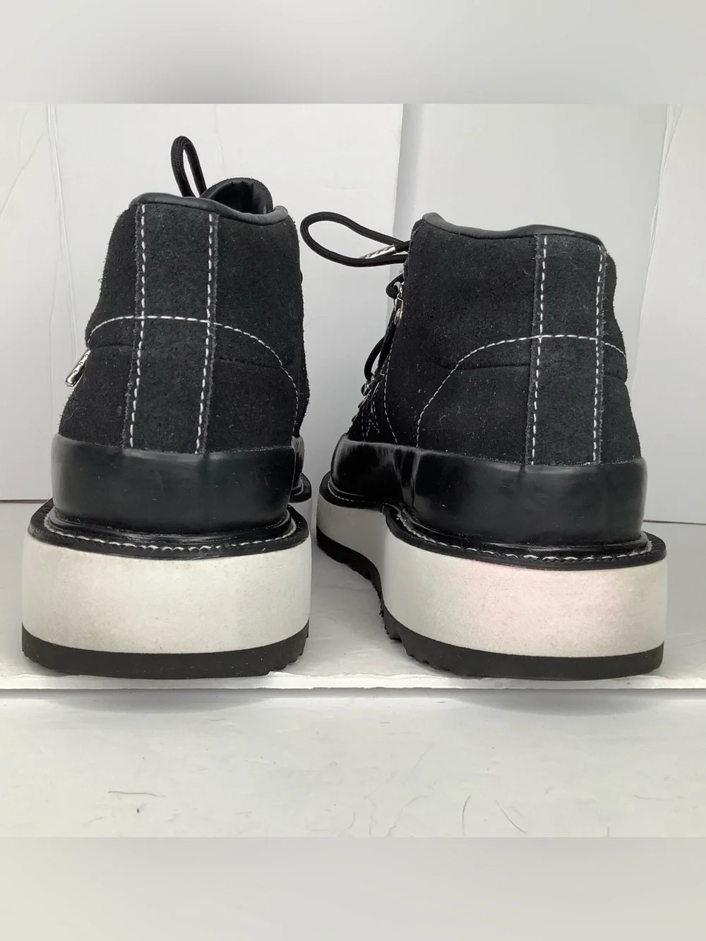 Converse One Star Leather Black Lace Up Mountain Club Mid Boots Women Shoes Sz 9